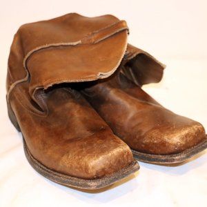 Ariat Men's Distressed Brown Rambler Leather Sole‎ Boots Size 13 D  # 10027227